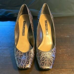 Bandolino Brown Wedge Heels with Classic Design